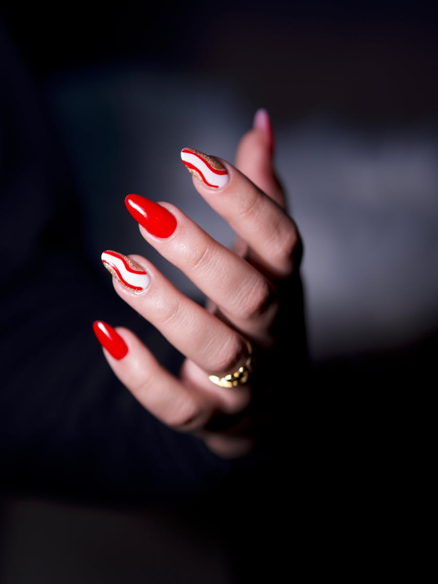 Hand-painted nail art design. Manicure Pedicure Jagamara Bhubaneswar | Nail Salon Khandagiri